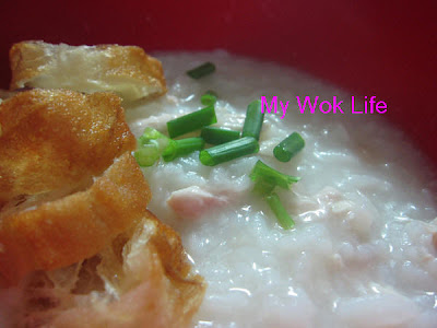 My Wok Life Cooking Blog Tips & Tricks to Achieve Silhouette Smooth Texture and Mouthfeel in my Homecooked Chicken Porridge