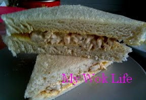 My Wok Life Cooking Blog - Chicken Mayo Sandwich -