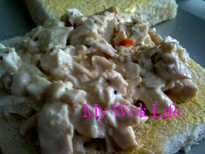 My Wok Life Cooking Blog - Chicken Mayo Sandwich -