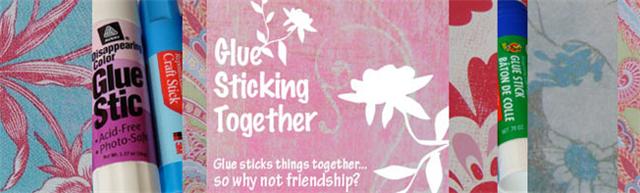Glue Sticking Together