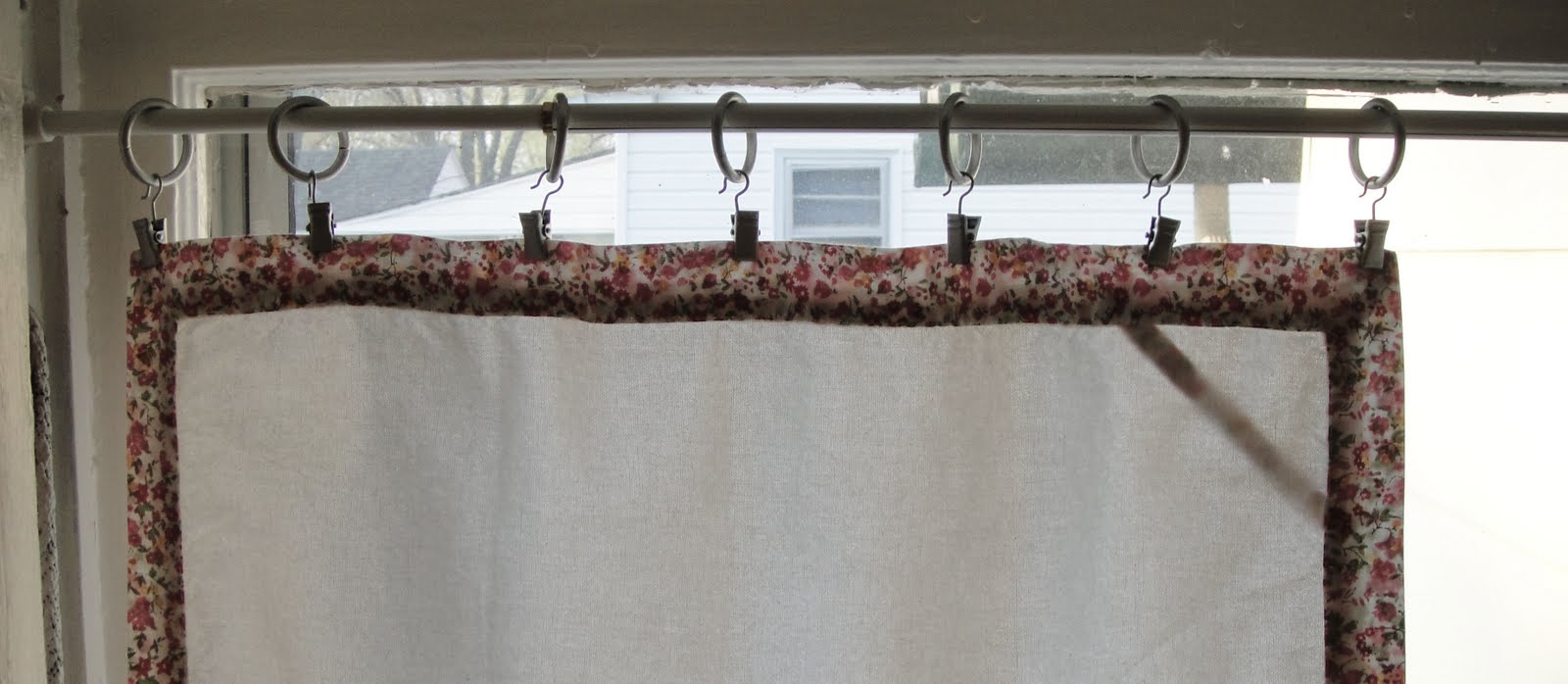 mimi bird DIY Sunday Dish Towel Curtains