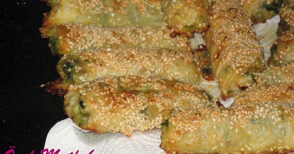 Öcal MutfaK Susamlı,ıspanaklı börek