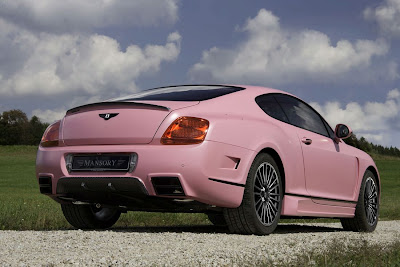 Bentley Continental GT Speed Mansory Vitesse Rose 2009 - Rear Angle