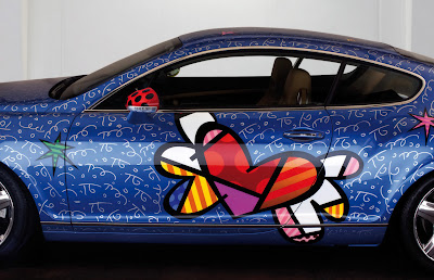Romero Britto Bentley Continental GT 2009 - Side Section