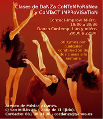 CLASES DE DANZA CONTEMPORÁNEA Y "CONTACT IMPROVISATION"
