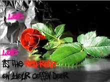 love is the red rose on your coffin door