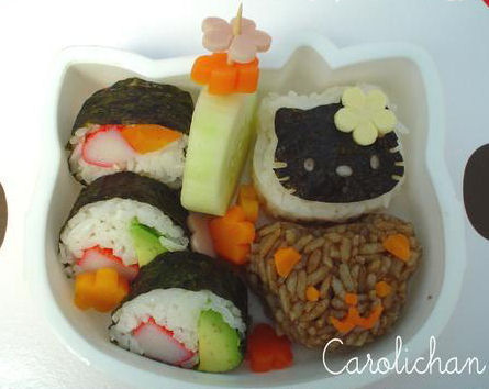 hello kitty sushi backpack