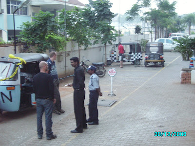 Parked in the Comfort Inn, Madras