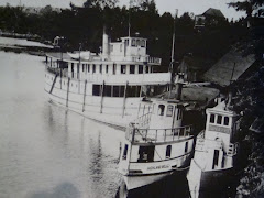 Steam Ships docked on the South River