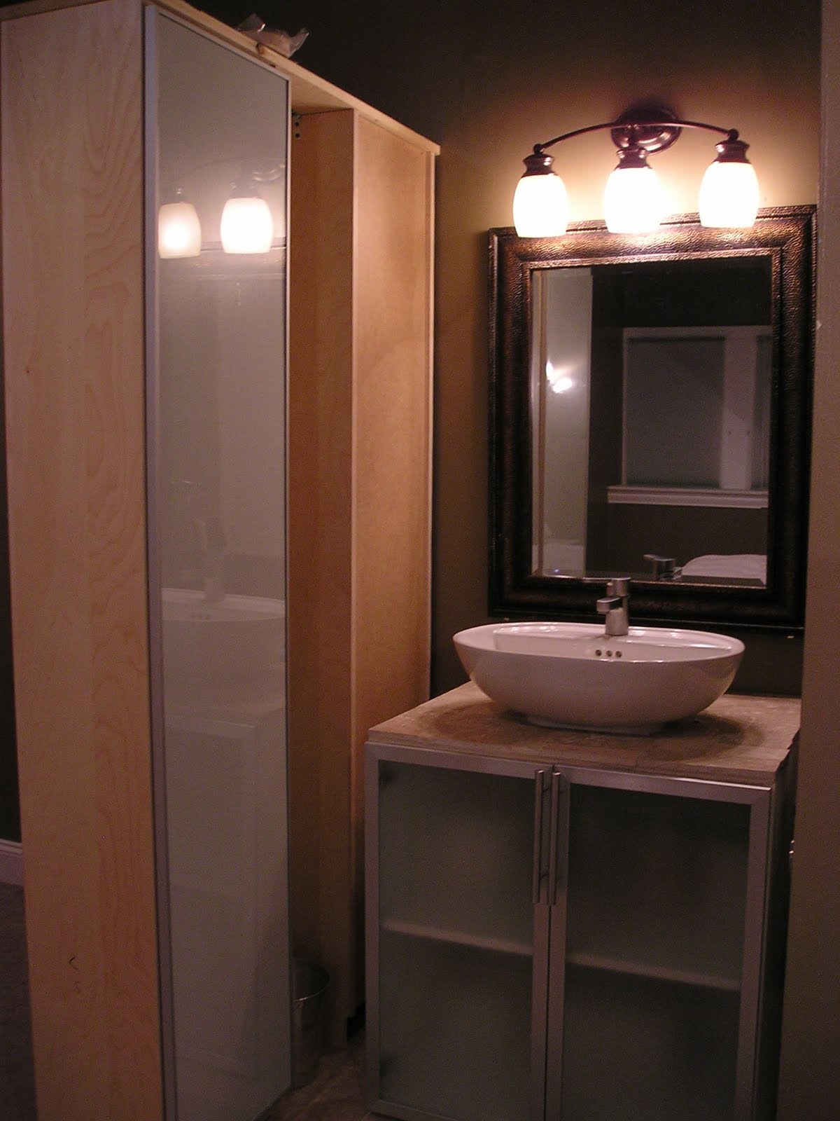 Very Vanity Vessel Hack aka Vanity with vessel sink IKEA Hackers