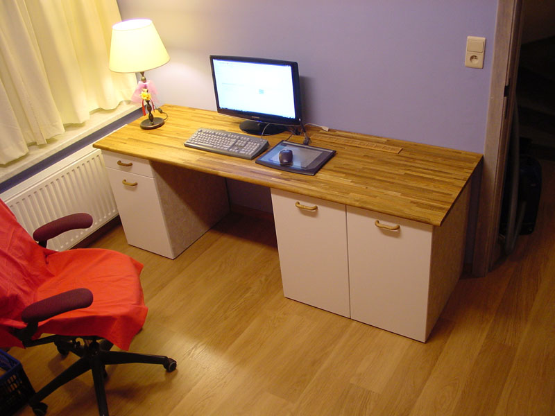 Custom computer desk