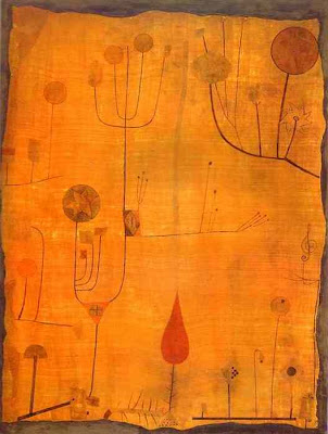 Paul Klee. Fruit on Red