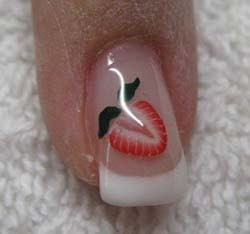 fruit nails designs, nail designs,  short nails