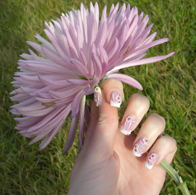 purple nails, nails art 
