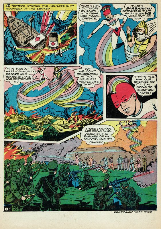 Golden Age Heroes The brilliance of RAINBOW BOY's rainbow!