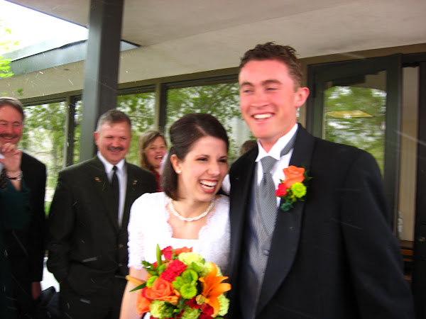 Rebekah & Eric Sorensen on their wedding day.