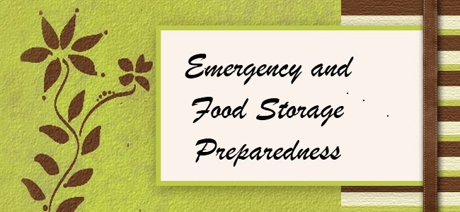 Emergency Storage and Food Preparedness