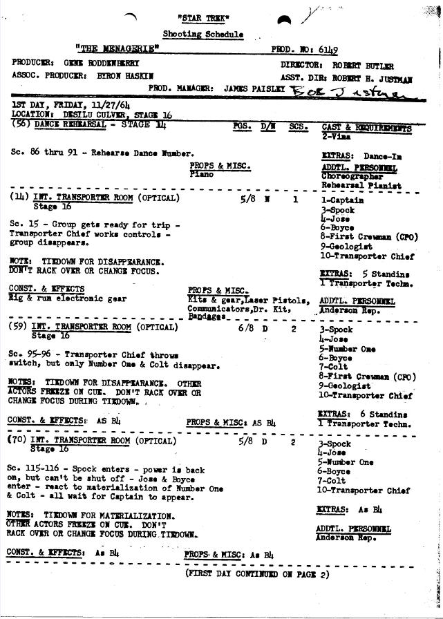 Star Trek Prop, Costume & Auction Authority Robert Justman's Complete