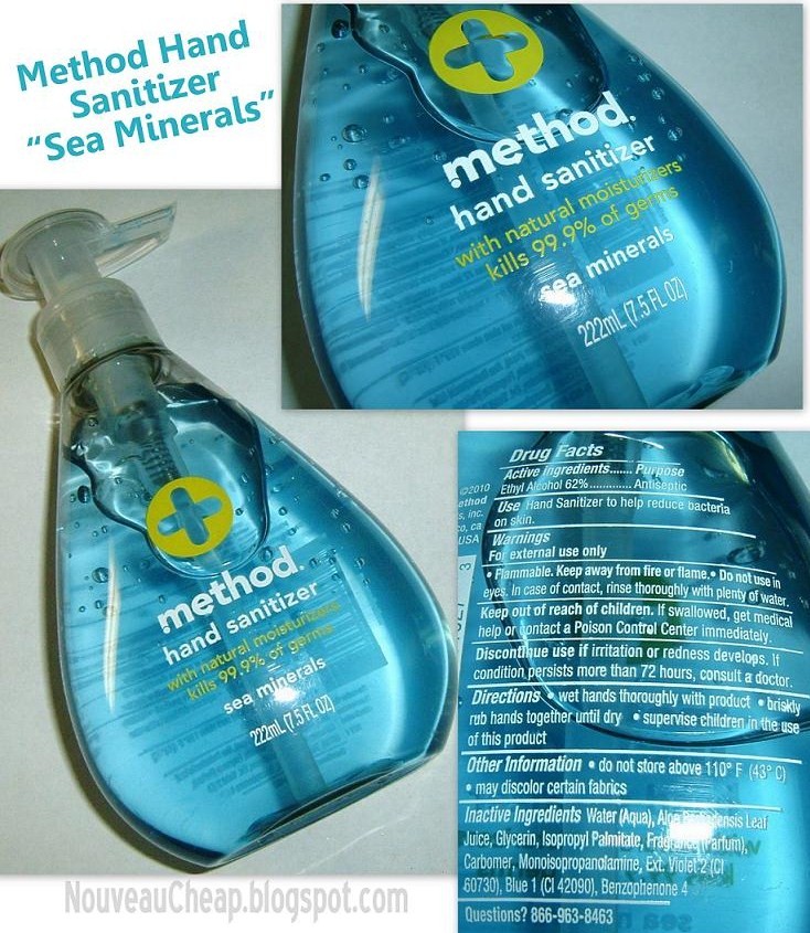Review Method Sea Minerals Hand Sanitizer Nouveau Cheap