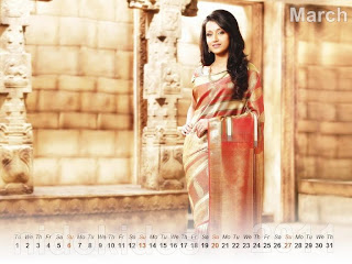 New Year 2011 Calendar, Hot Trisha Desktop Wallpapers