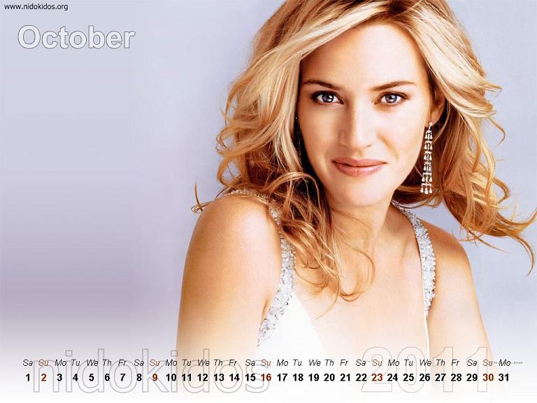 kate winslet in titanic wallpapers. Kate Winslet Desktop Calendar