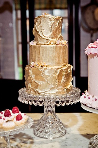 Cakes With Gold