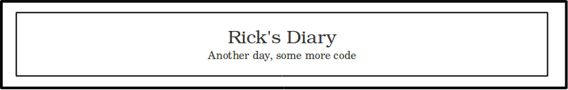 Rick's blog
