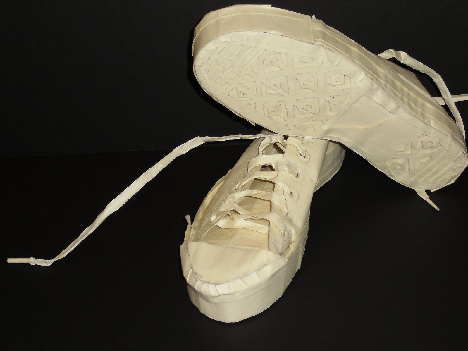 3D Materials and Concepts Masking Tape Shoes, These Shoes Are NOT Made