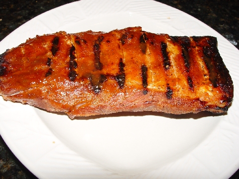Oven Baked Barbecued Boneless Country Style Pork Ribs from 101 Cooking For Two
