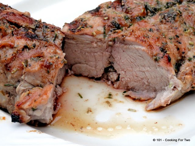 Rosemary Garlic Grilled Pork Tenderloin from 101 Cooking For Two