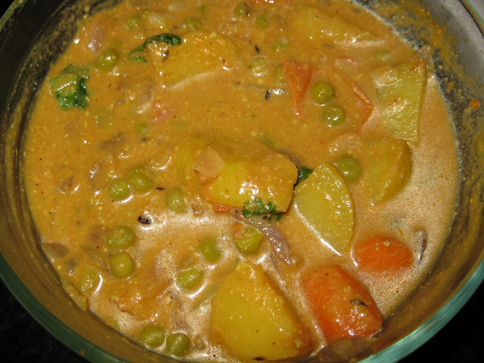 My Receipes Rasvali Mixed Vegetable Gravy & Entries for Rice Event