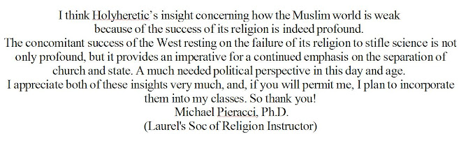 The Muslim world is weak because of the success of religion