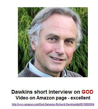 Dawkins short interview on GOD