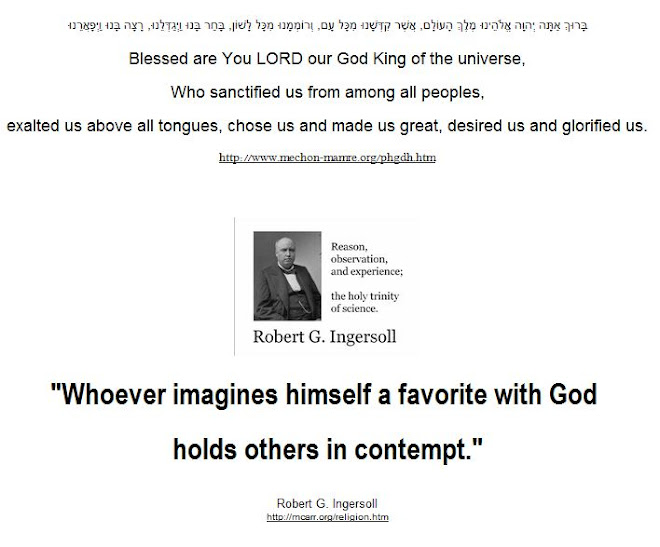 Whoever imagines himself a favorite with God