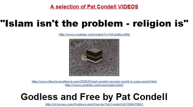 Islam isn't the problem - religion is - click image of Kaaba for the video