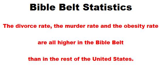 Bible Belt Statistics