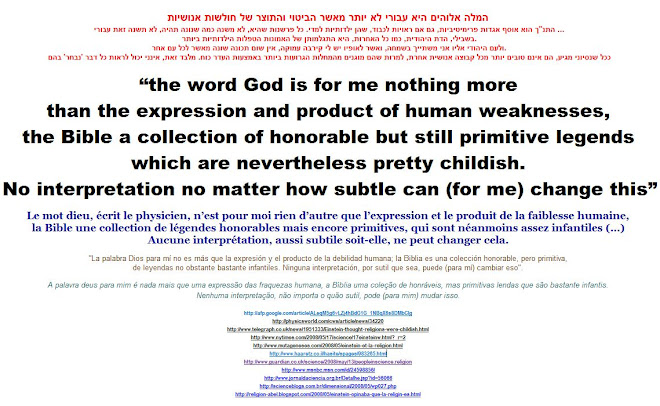 the word God is for me nothing more