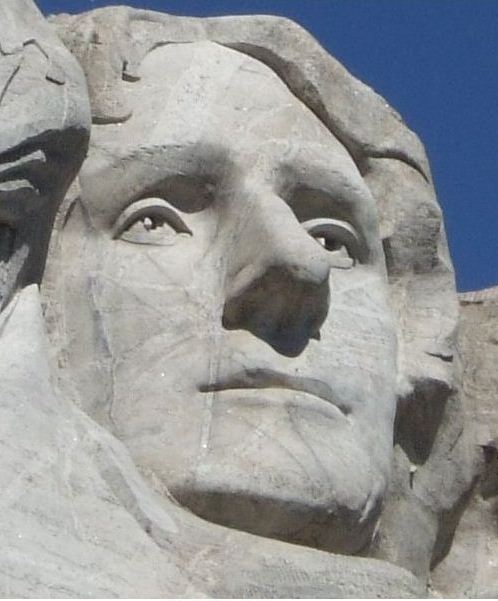 Jefferson's on mount Rushmore