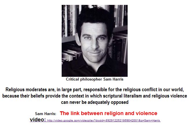 Harris -The link between religion and violence