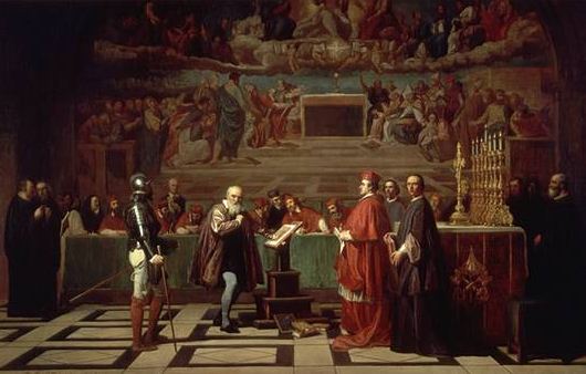 Galileo before the Holy Office