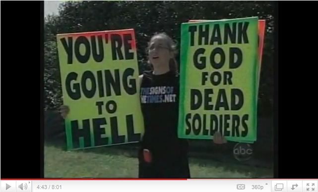 God Hates America - Westboro Church