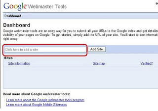 verifikasi google webmasters tool