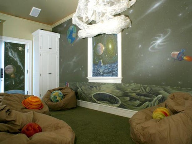 DORMITORIO INFANTIL TEMÁTICO : ESPACIO ESPACIAL / Foto - Deco-Dormitorios