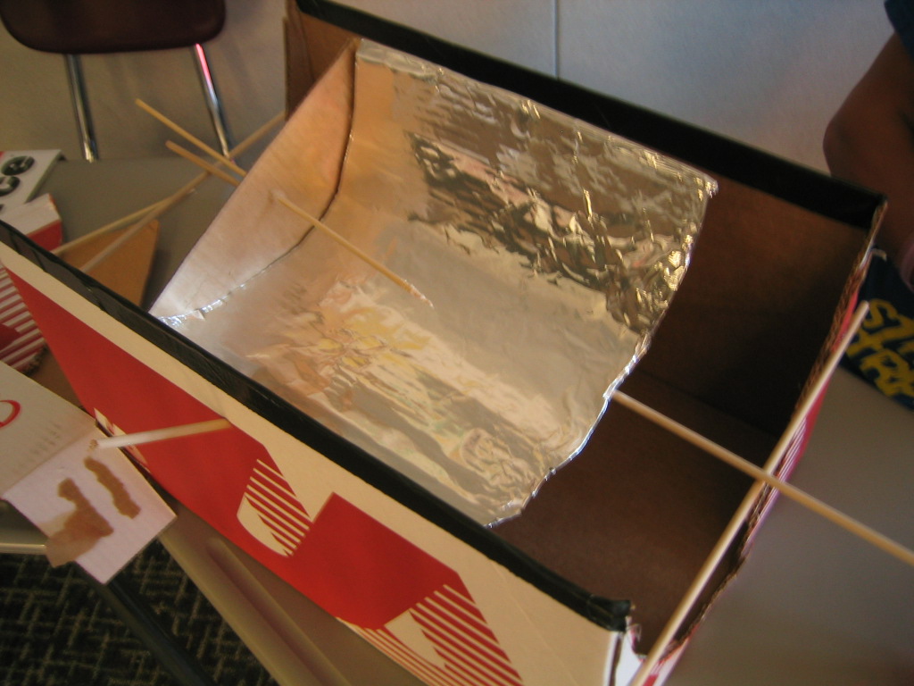 Solar Cookers Mr. Coots' Math Class