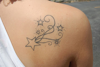 Women Foot Star Tattoos Picture 2. Kate Hudson star tattoo on foot.