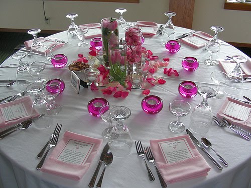 white wedding table settings. table settings for weddings.