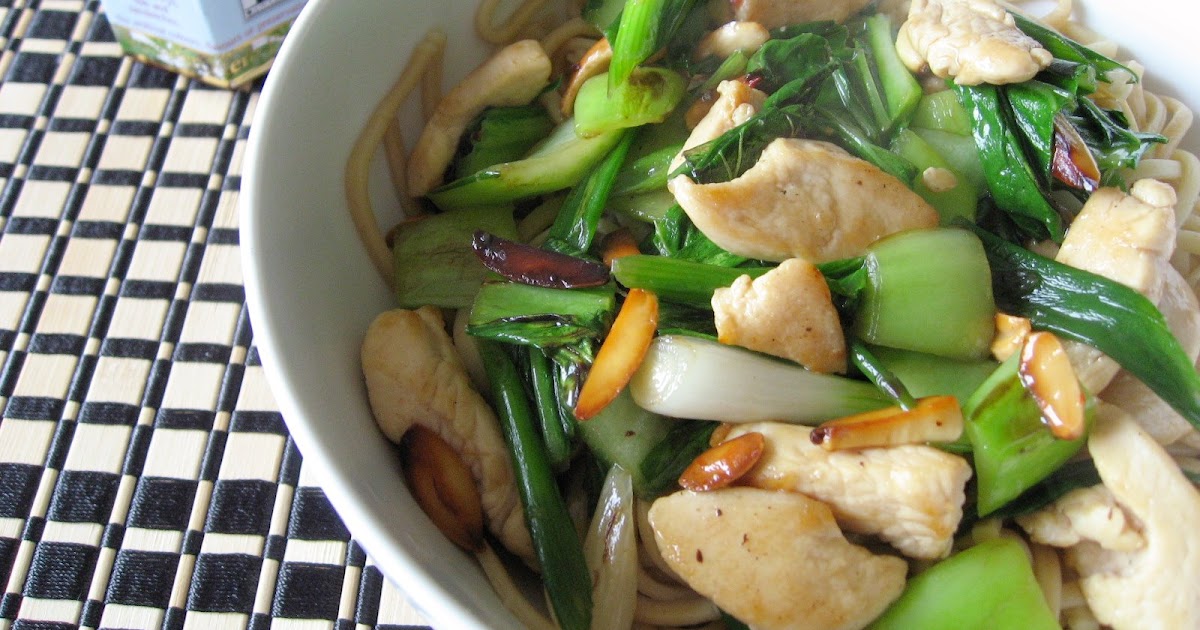 Kitchen Delights CHICKEN, PAK CHOI AND ALMOND STIRFRY