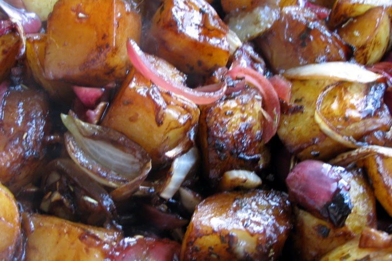 Cuisine gourmande: Pommes de terre au four glacées au ...