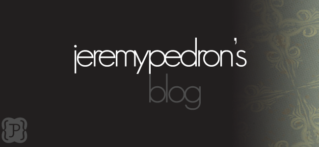 Jeremy Pedron's Blog