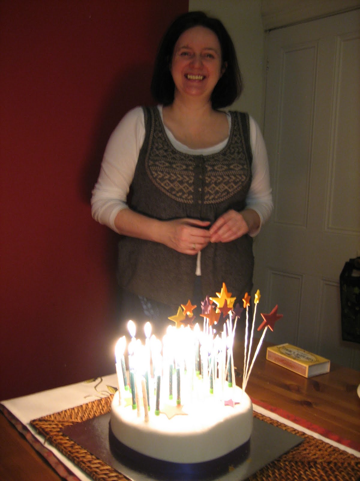 DarkDwarf Blog Birthday Cake / Fire Hazard